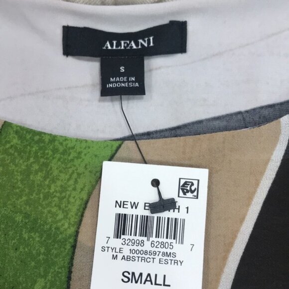 Alfani Women's Printed Bubble-Hem Top - Picture 5 of 8